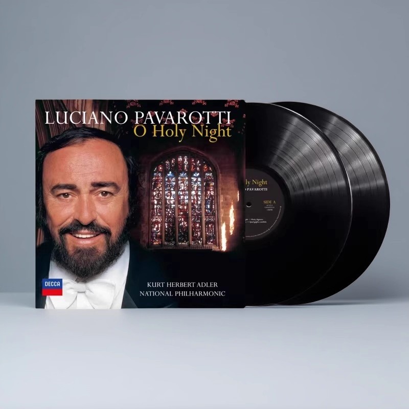 Luciano Pavarotti O Holy Night 帕瓦罗蒂 圣善夜 2LP黑胶唱片