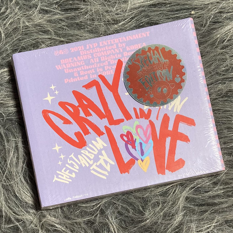 ITZY专辑 LOCO CRAZY IN LOVE 正规一辑 CD唱片小卡写真集特别版