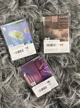 正版 BLACKPINK 粉墨游戏周边 THE GAME PHOTOCARD 小卡明信片QR