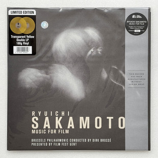 坂本龙一专辑 2LP黑胶唱片 Music Film 黄色胶彩胶 For 现货正版