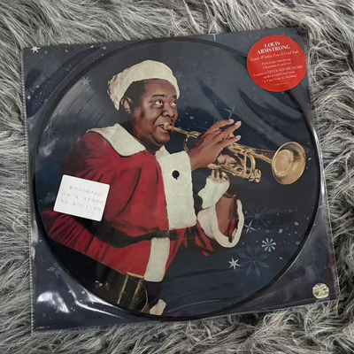 Louis Armstrong Louis Wishes You A Cool Yule LP黑胶唱片 彩胶