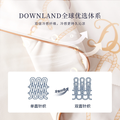 DOWNLAND致敬经典冷感被子夏凉被空调被芯可机洗