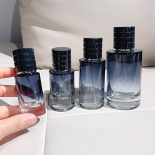 香水分装瓶按压喷雾瓶玻璃空瓶子20毫升圆柱化妆品替换瓶小样瓶30