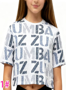 特价ZW 健身舞蹈体操运动跑步短袖宽松T恤 短款女装T恤101