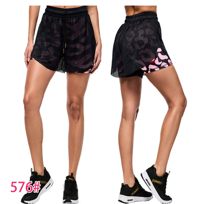 zumba短裤中腰舞蹈运动速干透气