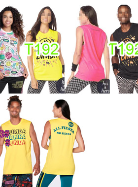 特价Z 瑜伽健身服舞蹈服瘦身运动宽松大码男装女装无袖T恤192