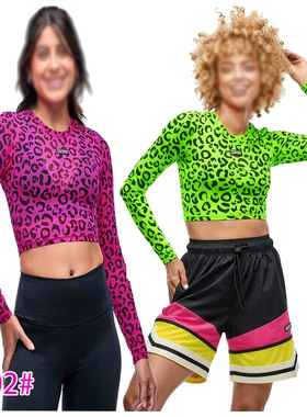 特价ZW 健身舞蹈服体操运动跑步紧身长袖 女装 速干透气 网布