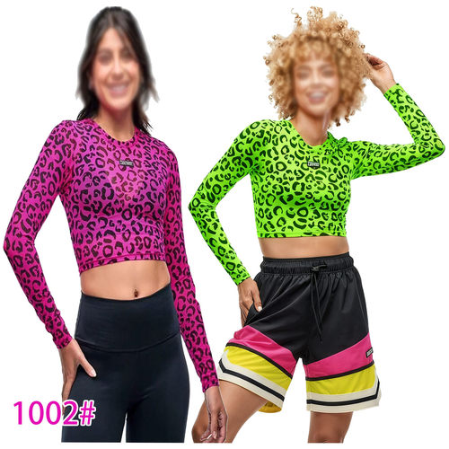 ZW健身舞蹈服体操运动跑步长袖