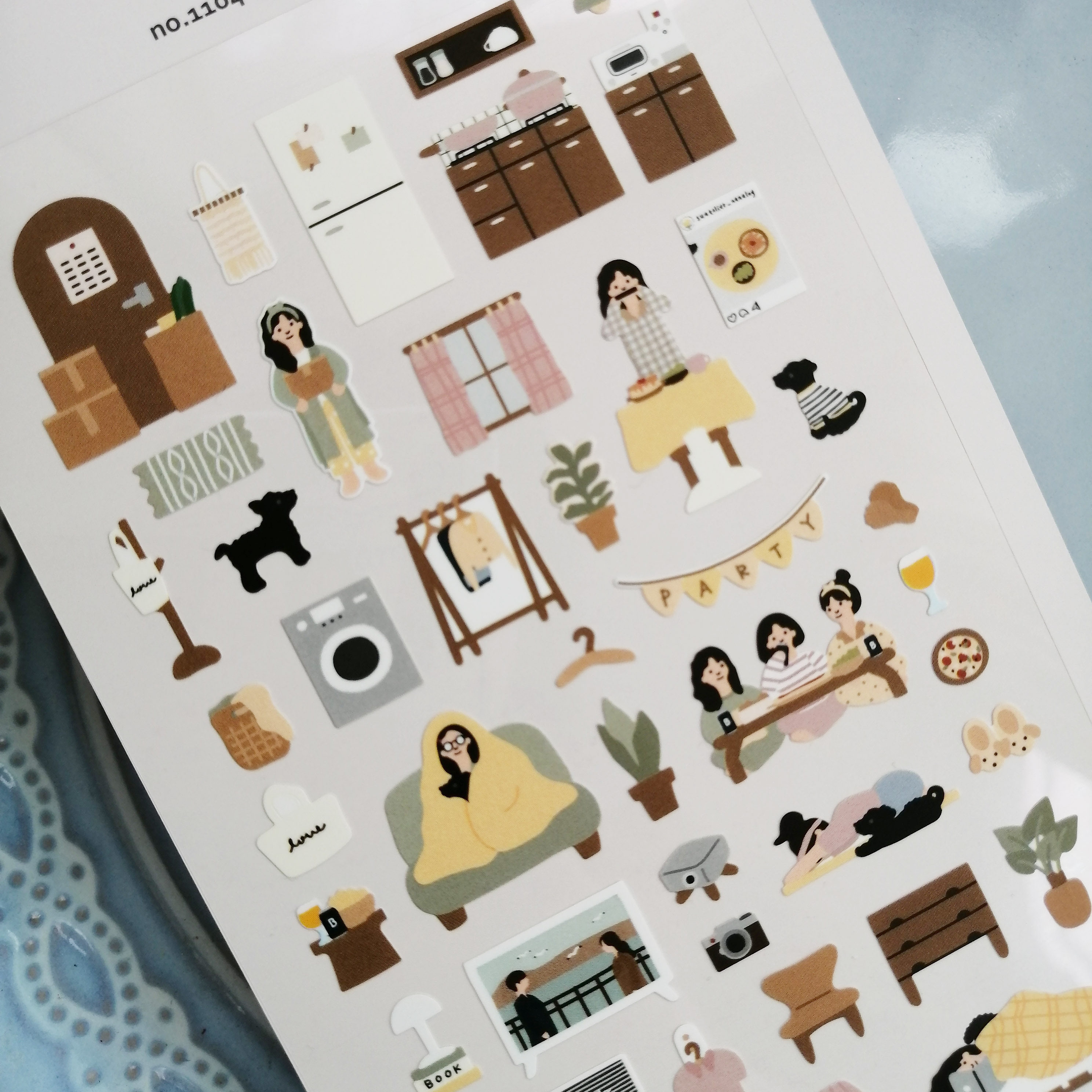 女孩手帐宝宝日记成长档案小贴纸