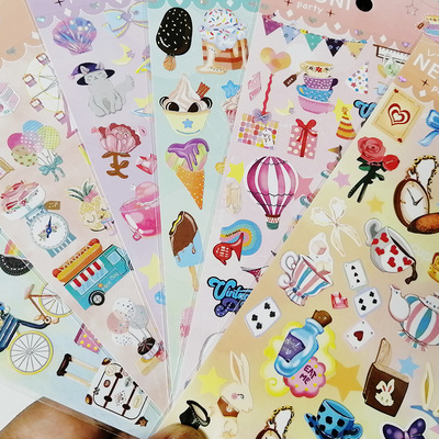 bling可爱少女爱丽丝烫银书本