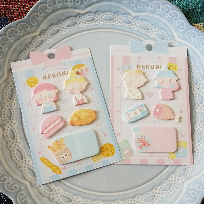 马卡龙可爱少女风手帐N次贴