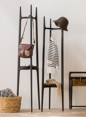 梵几|三脚衣架 木质落地衣帽架卧室小型三角客厅设计款挂衣架