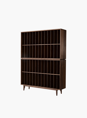 梵几|多格杂志架 现代木质落地书架邮册展示柜组合书柜置物柜