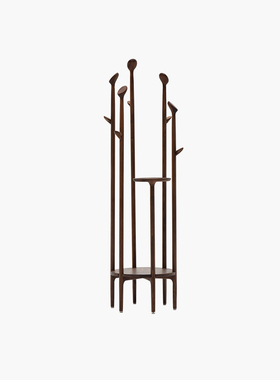 梵几|水生衣帽架 现代实木落地挂衣架卧室客厅家用衣帽架