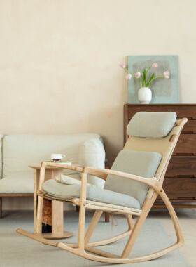 梵几|小满摇椅阳台懒人椅躺椅沙发2025新款摇摇椅躺椅成人可睡觉
