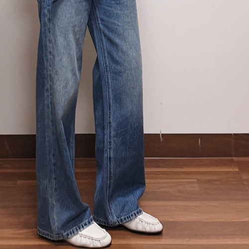 溶溶梨花白意大利手工乐福鞋女