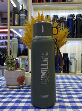 匡迪保温杯316不锈钢焖茶杯水杯泡茶杯便携户外车载杯子印字5984