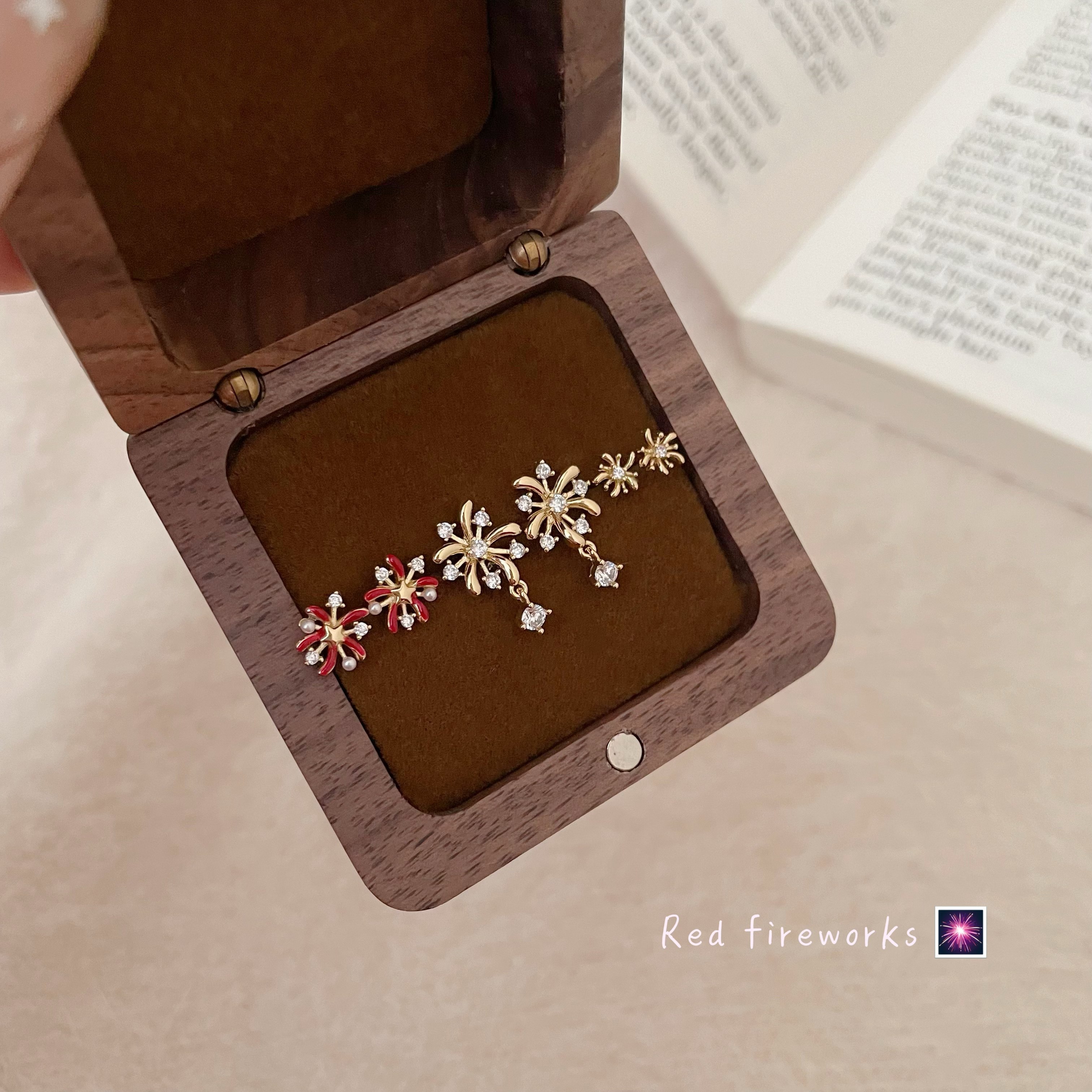 2026年过年烟花耳钉套组新款轻奢气质精致高级巨好看漂亮耳饰耳环,饰品/流行首饰/时尚饰品新,耳钉,淘宝优惠券,粉丝福利购,淘宝优惠卷