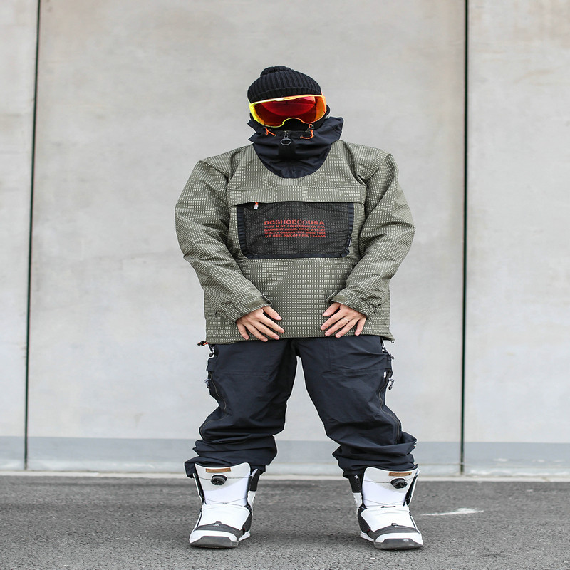 1920新款 DC ASAP ANORAK SE 男款单板滑雪服 夹克防风 防水 套头