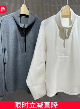 现货[商场同款]J南25秋冬新款女立领空气层套头百搭卫衣5P8414860