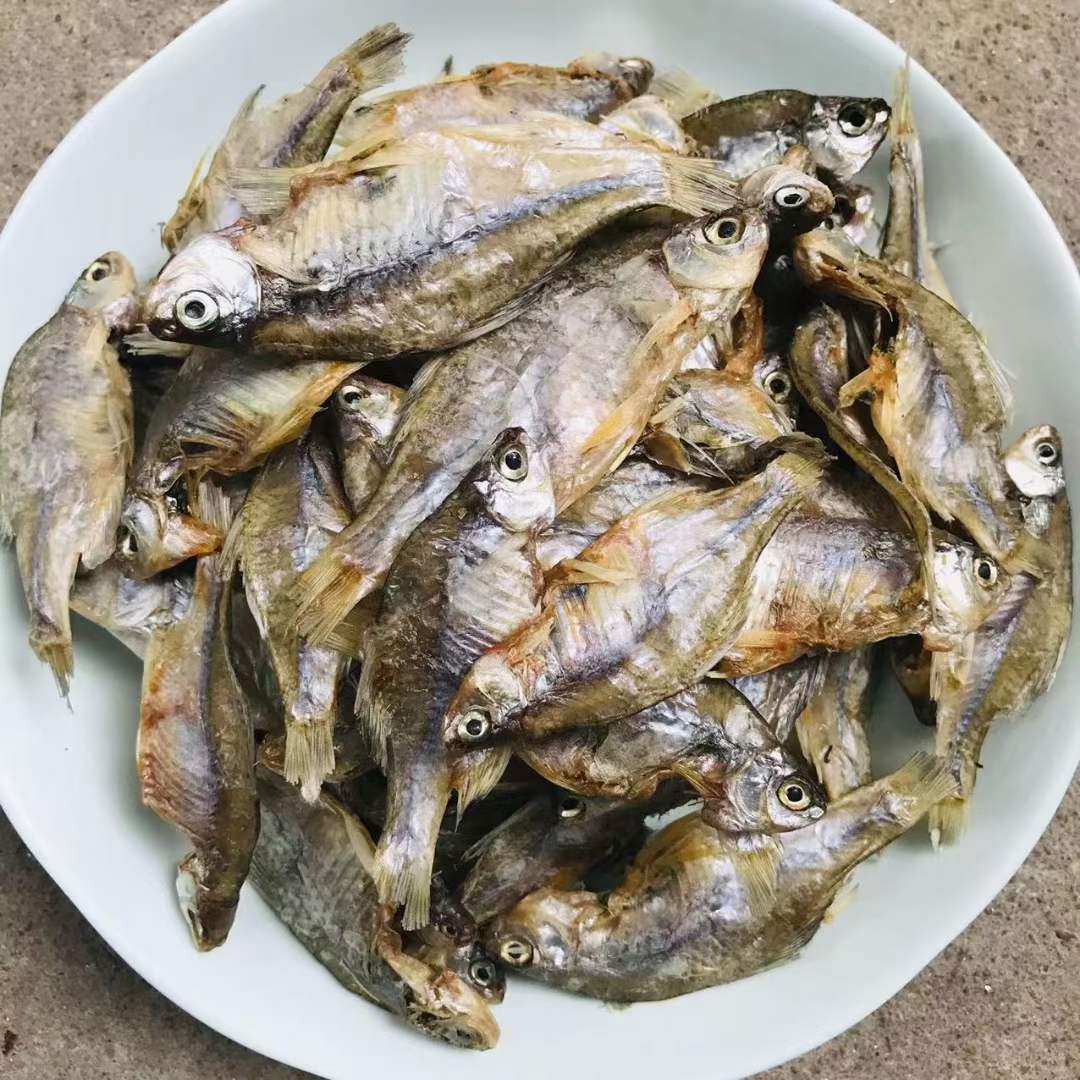 湖北黄冈鳑鲏鱼干风干鱼淡水鱼 去肚大鳑鮍鱼农家自制1斤包邮