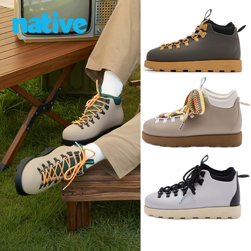 native男士厚底马丁靴高帮鞋