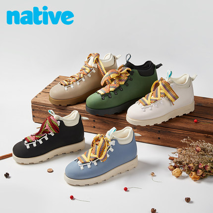 native马丁靴 欧包棉靴 户外情侣鞋流行男鞋时尚女鞋登山鞋高帮鞋
