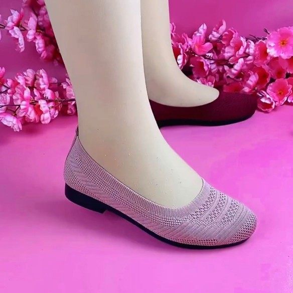 老北京布鞋中老年妈妈鞋浅口低跟软底鞋网面休闲一脚蹬懒人鞋,女鞋,传统布鞋,淘宝优惠券,粉丝福利购,淘宝优惠卷