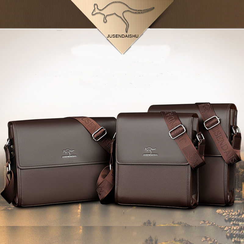 巨森袋鼠男包商务包真皮男士休闲包公文包横款单肩包斜挎包背包潮在类目 箱包皮具/热销女包/男包, 男士包袋中 - 来自Buy2taobao.com提供专业的淘宝代购服务