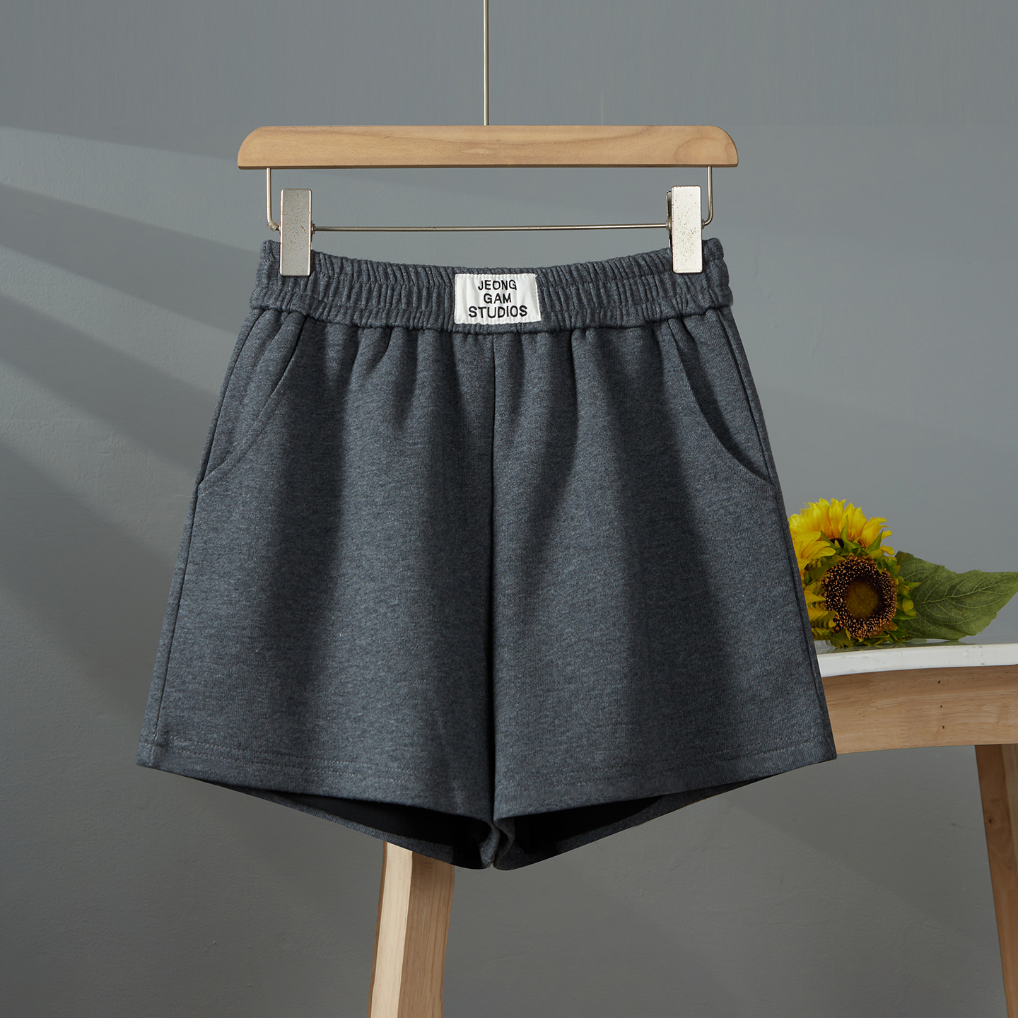 棉感休闲短裤好搭不勒