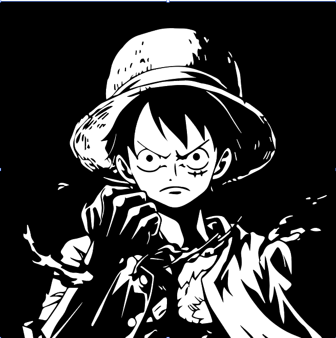 球鞋刮刮乐模板海贼王罗卡通漫画纹身贴个性定制海贼王镂空模板图