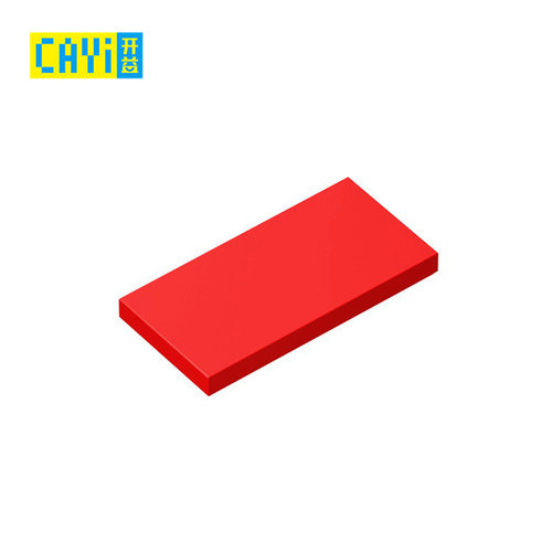 87079兼容Logo2X4瓦片光