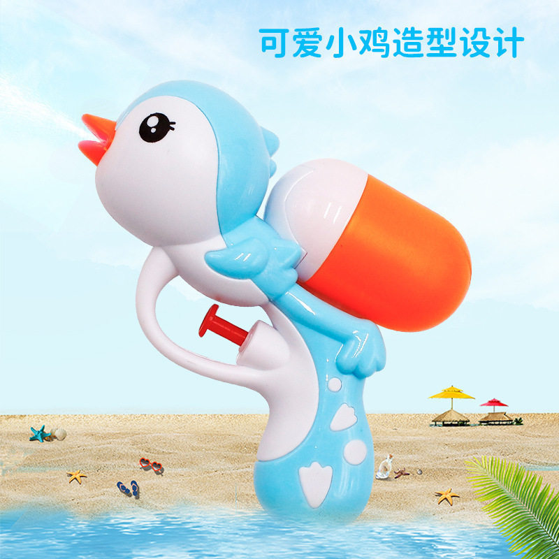 动物水枪儿童宝宝戏水户外夏季小小企鹅鸭子亲子互动喷水