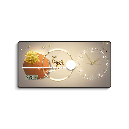 创意新款万年历电子钟餐