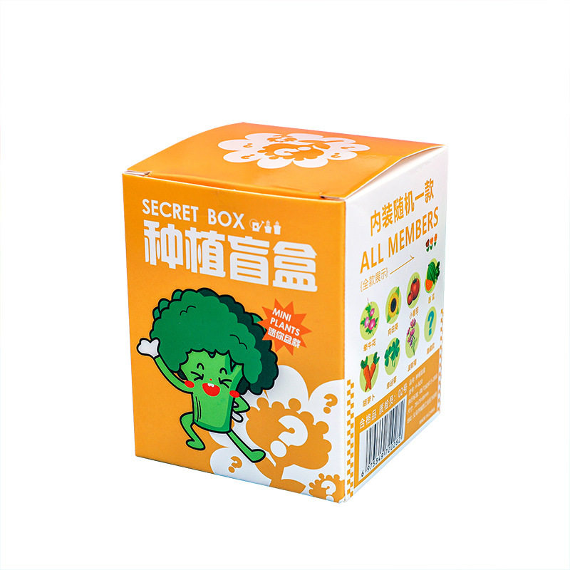 幼儿园种植盆栽盲盒 儿童植物花卉种子小礼品创意桌面摆件小盆栽图片
