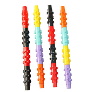 创意变形积木中性笔学生儿童趣味拼装节节笔可爱文具水笔