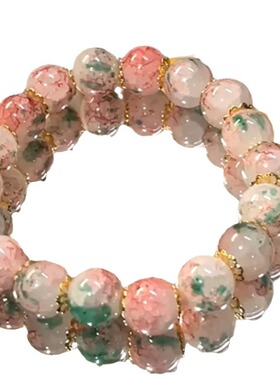 中国风秋日限定花间物语高颜值变色手串女少森系手链琉璃饰品