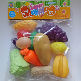 早教亲子园特大仿真水果蔬菜 过家家认知水果蔬菜角色扮演