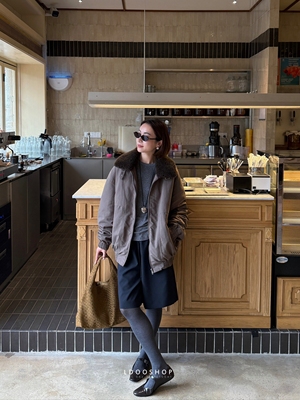 羊毛可拆卸毛领90白鹅绒羽绒服