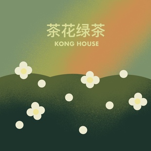 空房子丨茶花绿茶 新品上架优雅香气散茶罐装热泡冷泡茶冷萃茶