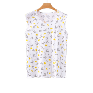 中老年妈妈背心内衣夏季薄款女士大码纯棉老人老太太奶奶打底汗衫