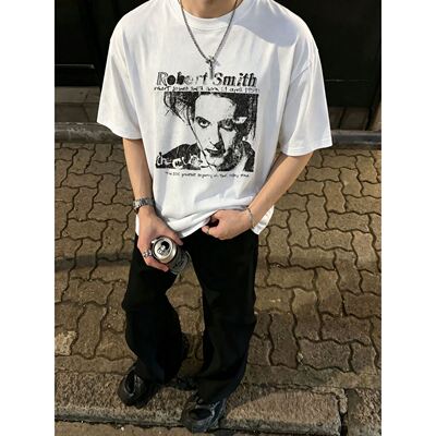 索罗娜凉感美式复古男短袖T恤