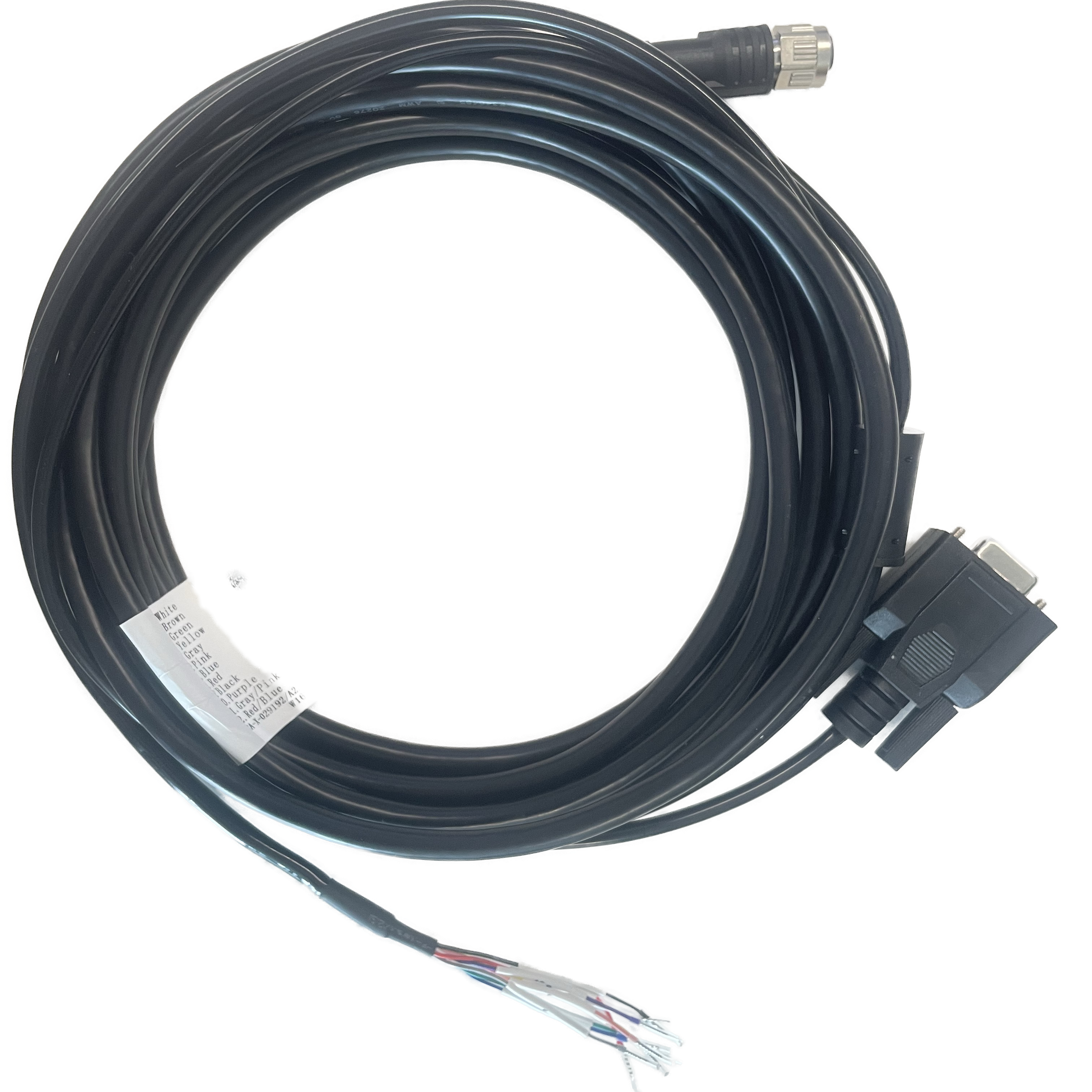 海康读码器线材MV-IDAP-M12A12F-DB9Fopen-ST-5m 5米 供电线缆