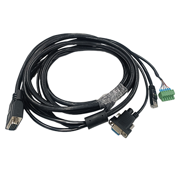 海康读码器线材MV-IDA-PE-HDB15-RJ45DB9Open-ST-15m电源IO一体线