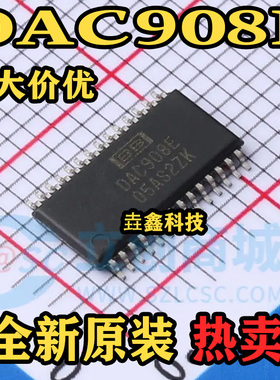 原装正品 DAC908E 封装 TSSOP28 丝印DAC908 8位数模转换器(DAC)