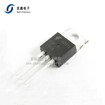 全新正品 直插 FQP17P06 -60V -17A P沟道 TO-220 MOS管 场效应管