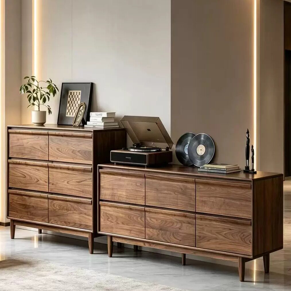 写奕家具高端进口实木斗收纳柜