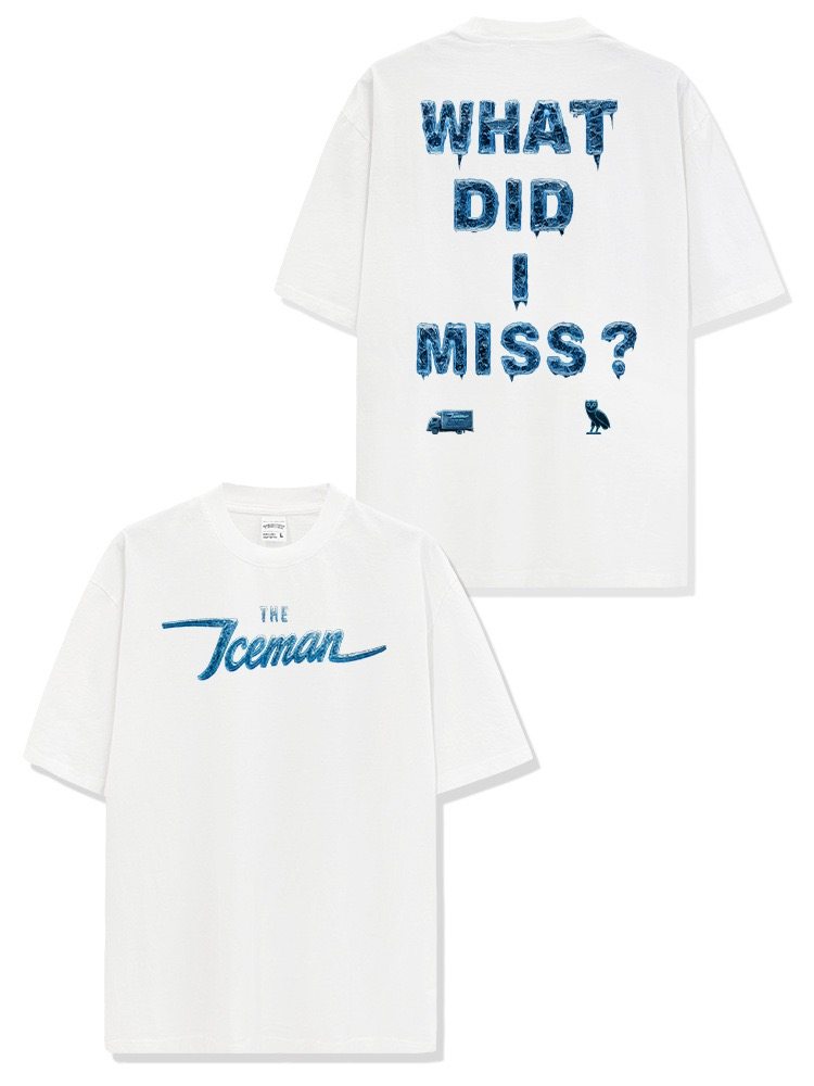 美式复古DRAKE WHATDDIMISS印花水洗短袖t恤男女宽松圆领连帽卫衣