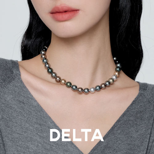 DELTA黑珍珠设计感气质项链