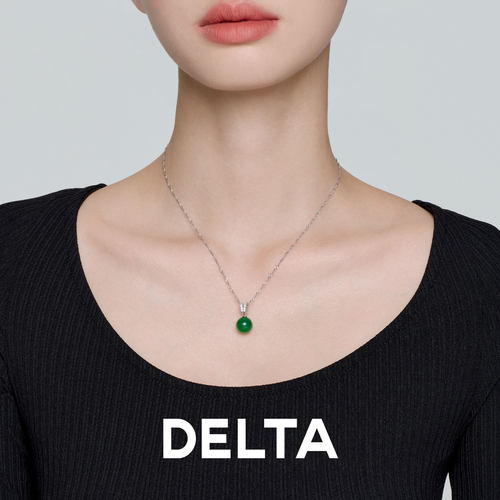 DELTA纯银玛瑙项链新中式